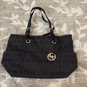 Michael Kors Black Logo Tote